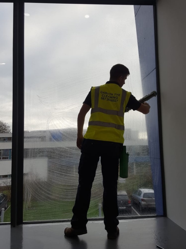 Traditional window cleaning
